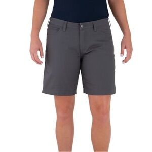 Noble Outfitters Women’s Work Shorts Flex Canvas Size 14 Dark Grey EUC